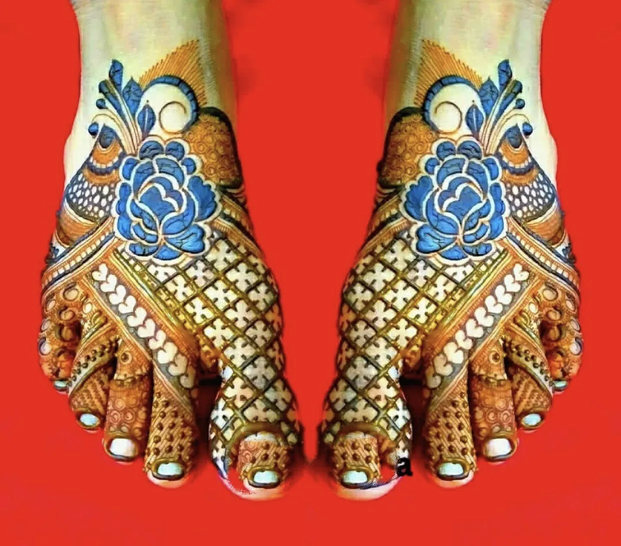 Leg-Mehandi Design